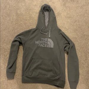 Medium Grey North Face Hoodie